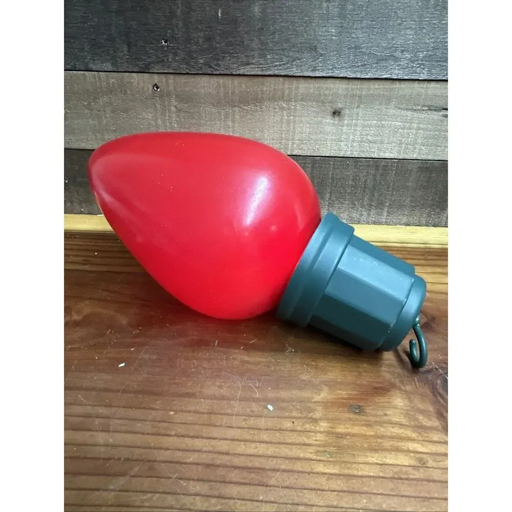Large 13” Blow Mold Red Bulb Light LED Holiday Jumbo Christmas Ornament